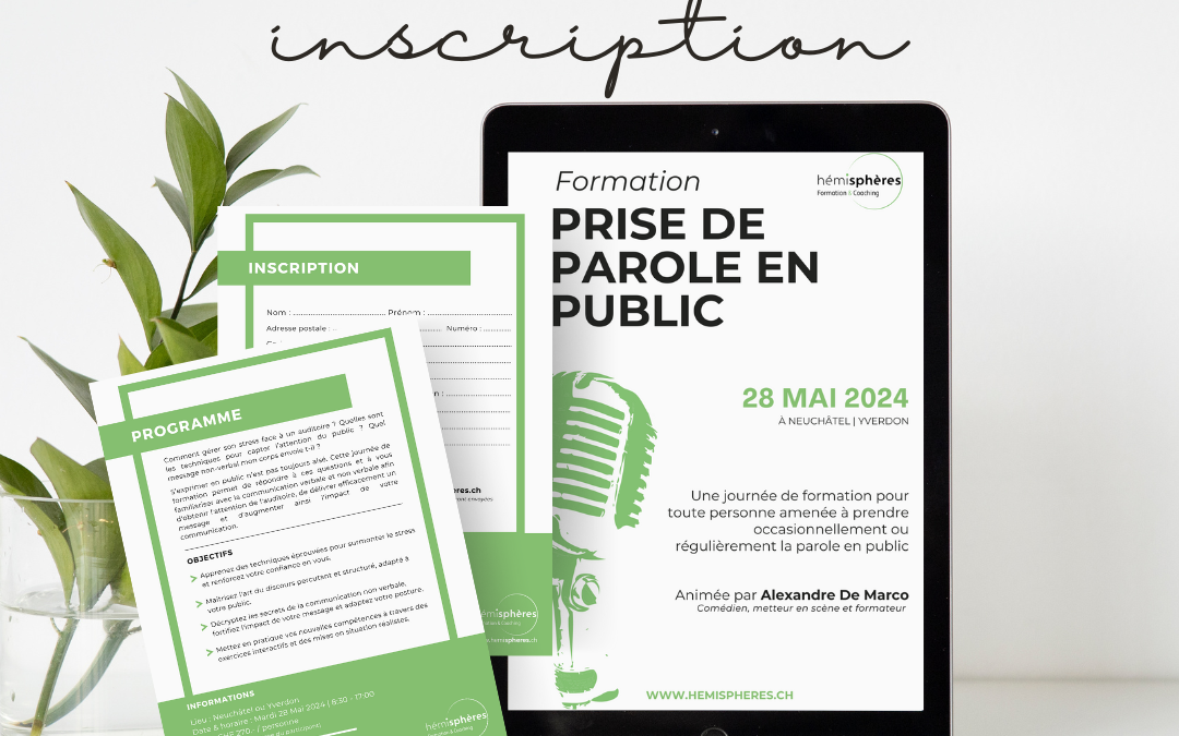 Formation: prise de parole en public